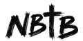 NBTB brush wordmark with a cross for the T